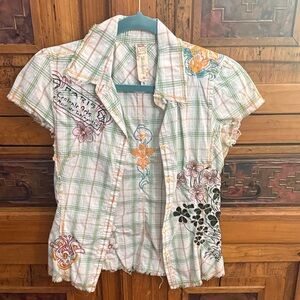 Johnny Was 3 J Workshop. Gorgeous embroidery. Lightweight cotton for summer days